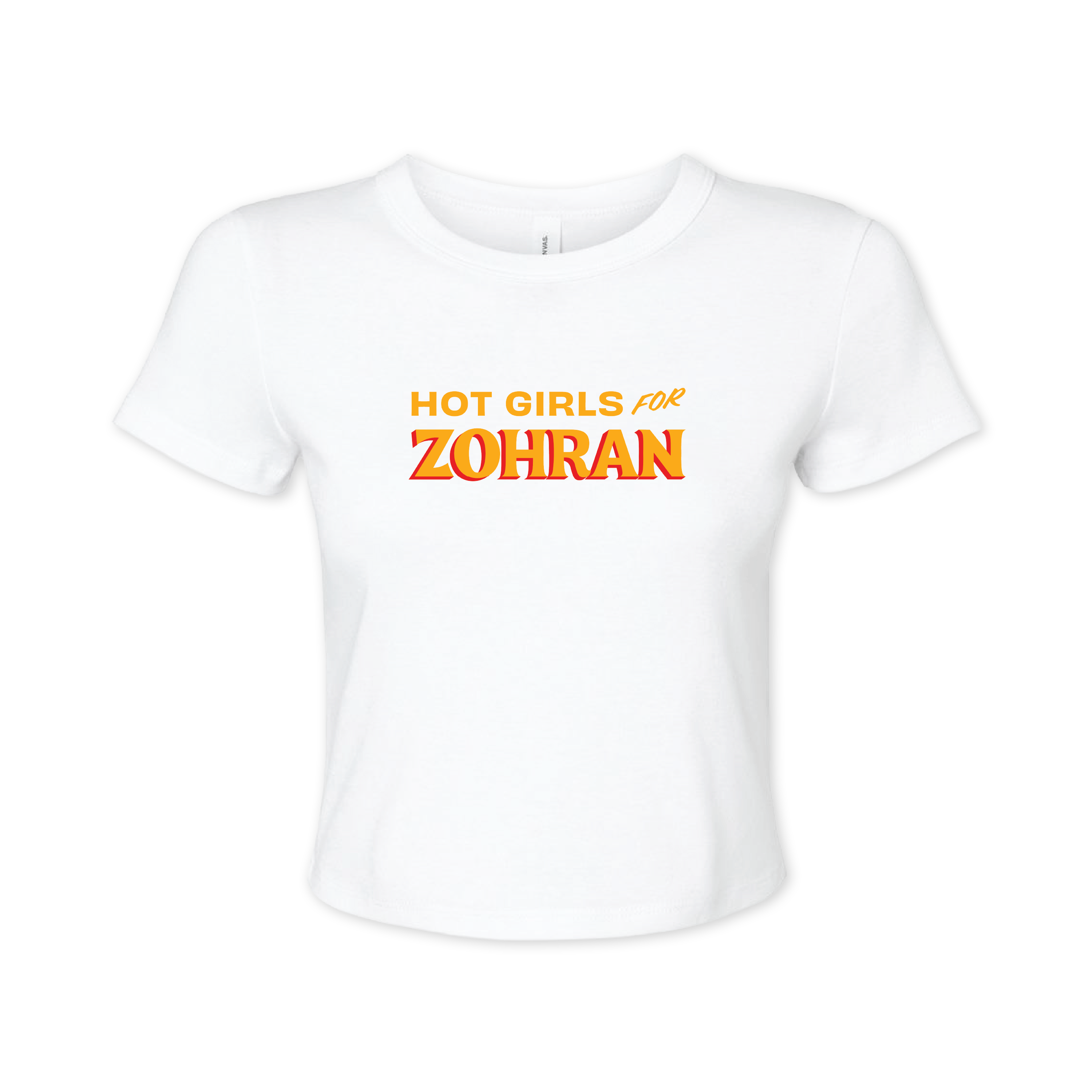 Hot Girls White Baby Tee