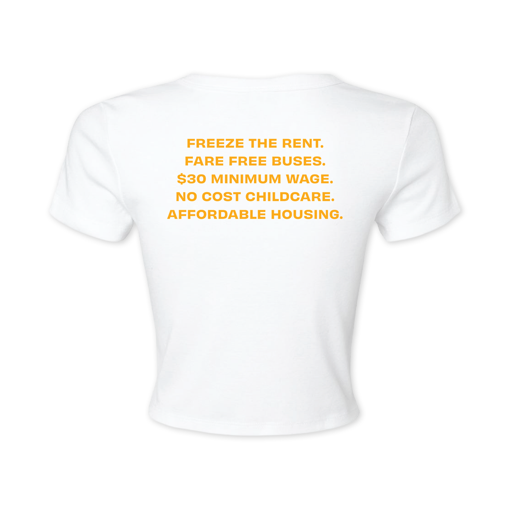 Hot Girls White Baby Tee