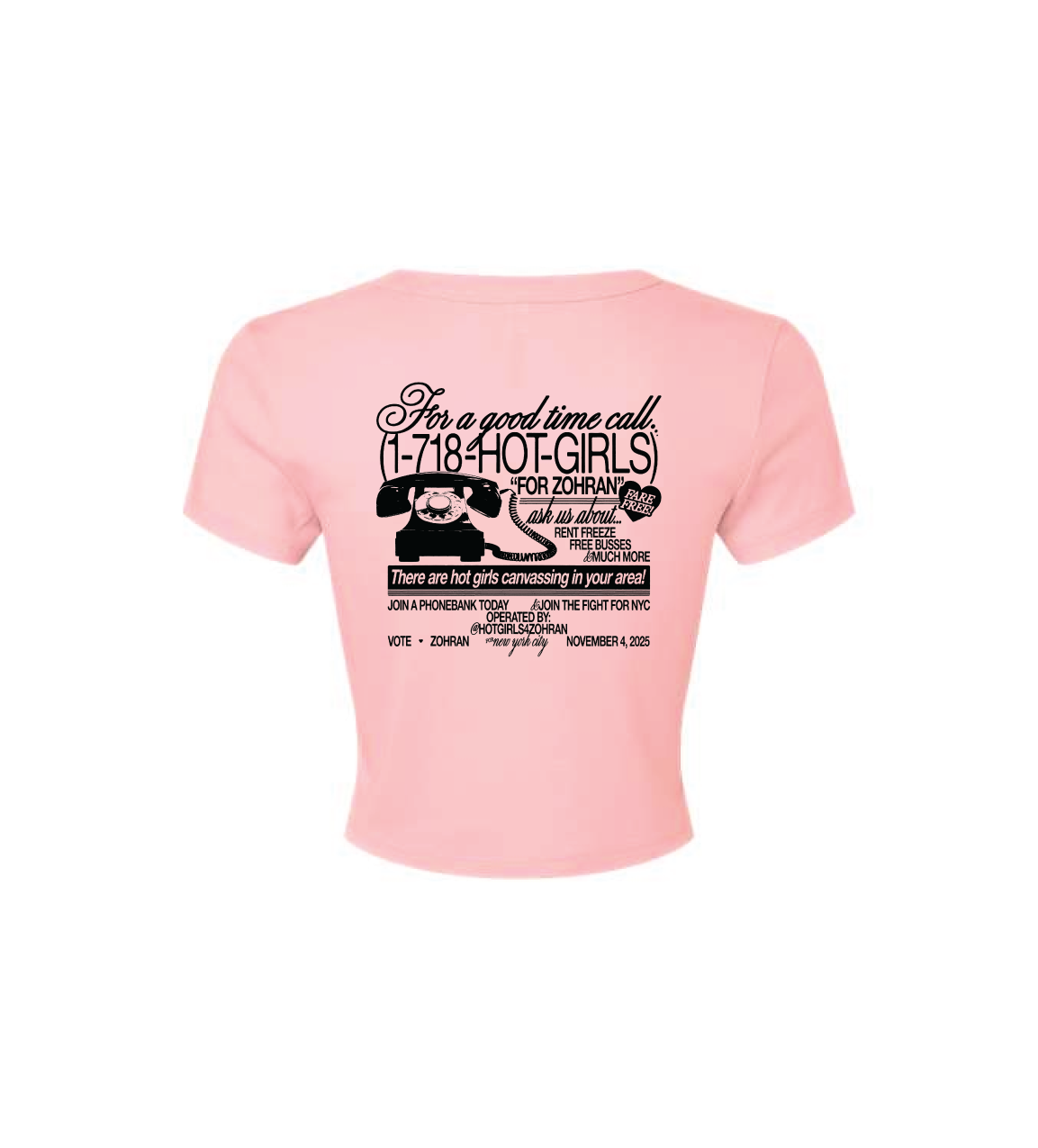 Hot Girls Pink Baby Tee